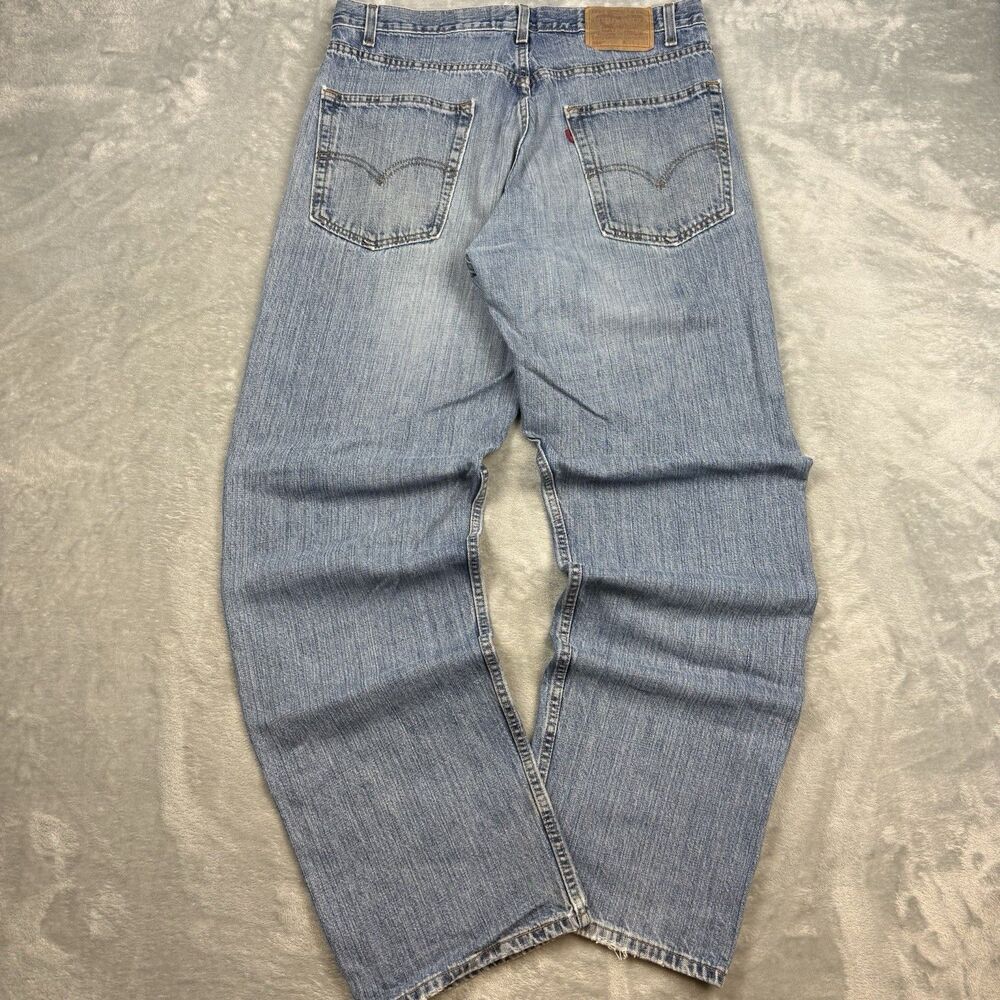 Vintage 90s Levi’s 569 Loose Straight Jeans Mens 34x34 Blue Denim